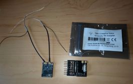Récépteur RC UHF TBS Crossfire Nano Diversity + adapter