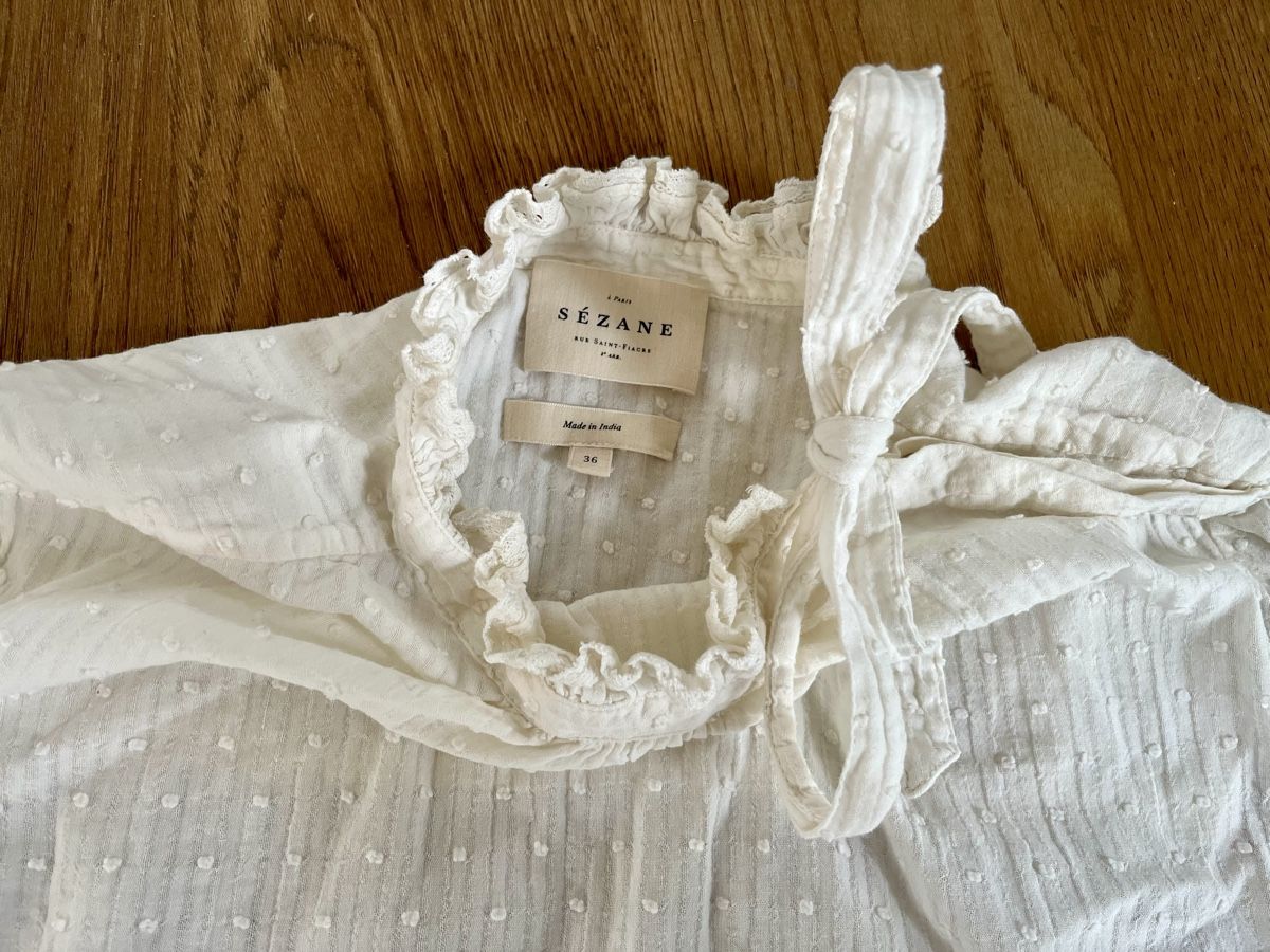 Sezane Camicette: Bluse Mathilde von Sézane (S) – Nuovo (secondo la descrizione) da Olten venduto da ElGergonito 1