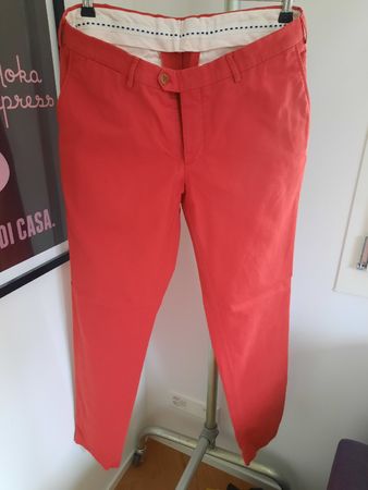Pelikamo Stoffhose Grösse 50/44, orange/rot
