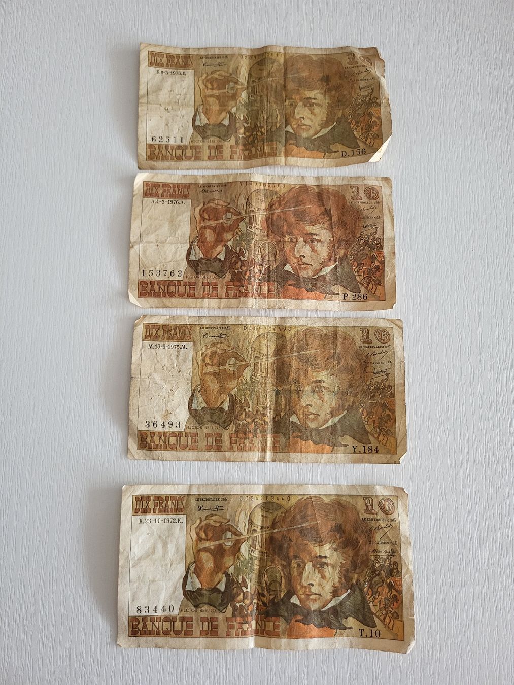 Banconote: 4x 10 France Francs Schein / Note – Usato da Suhr venduto da lul_87gh 1