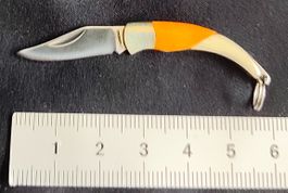 Crossnar Mini Taschenmesser mit orangem Griff. NEU!