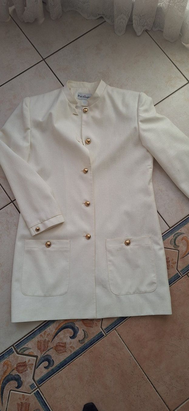 Giacche: Veste blanche Vintage 40 – Usato da St-Triphon venduto da Jldr0 3
