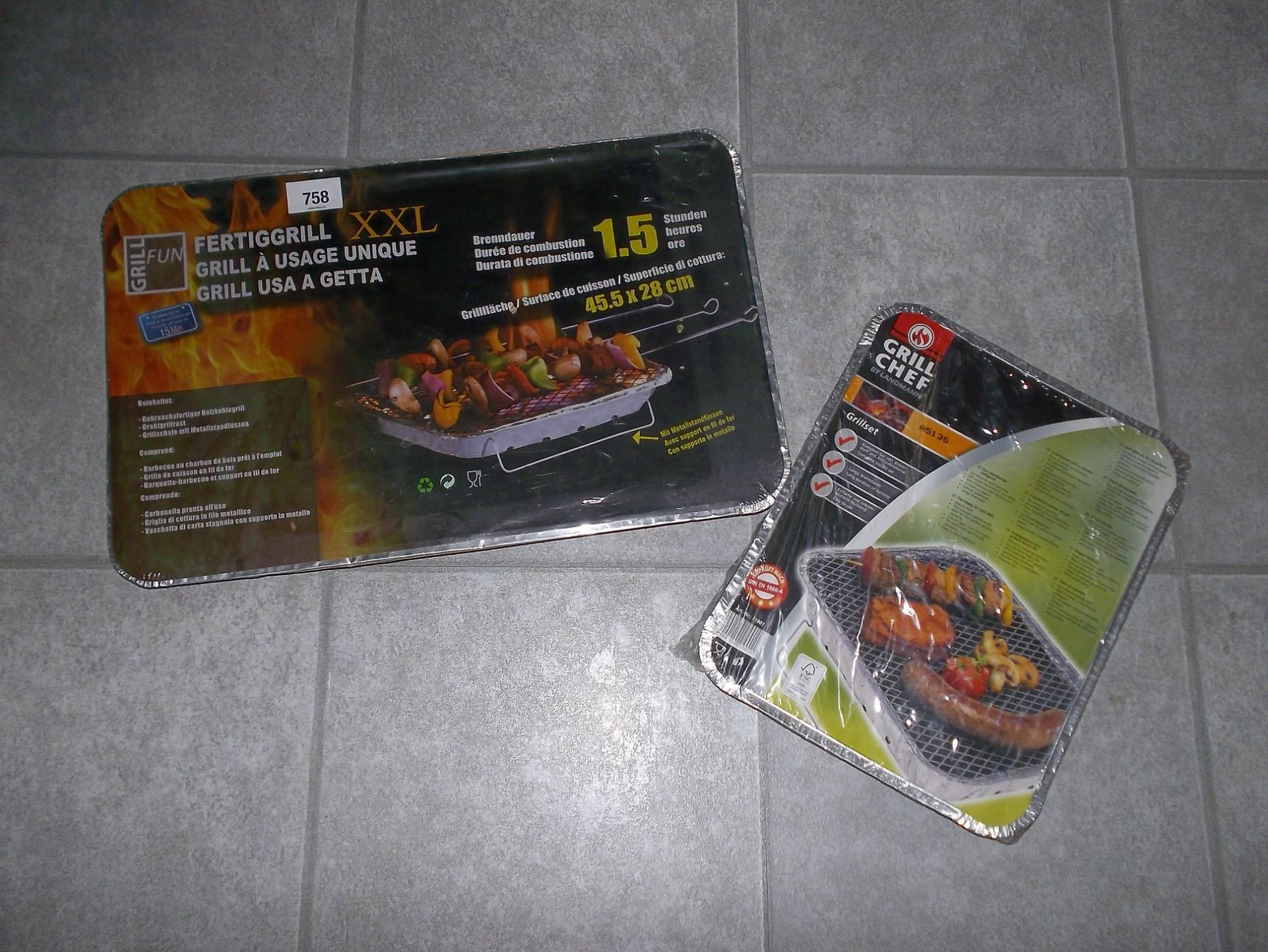 Grills: 2 Einweg Grills XXL neu & originalverpackt – Neu und originalverpackt aus Kaltbrunn von Cindy99