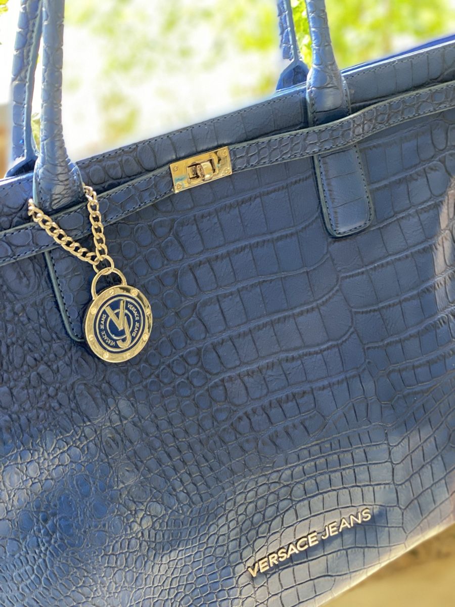 Versace Taschen für Damen: Versace Tasche blau  – Neu (gemäss Beschreibung) aus Zürich von  4