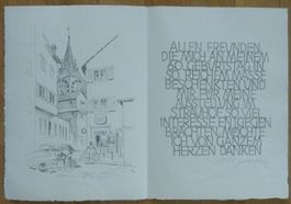 Alex Walter Diggelmann 1902-1987 - Lithographie signiert