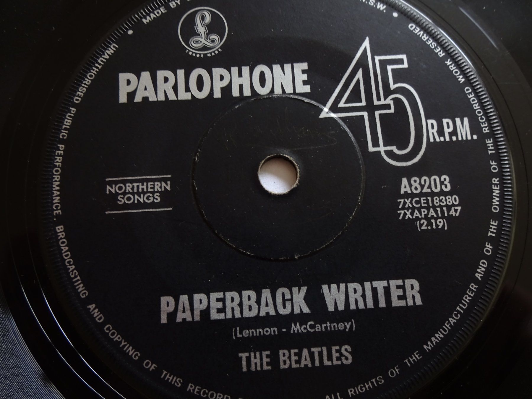 Dischi in vinile: 1966  -  Single  - Beatles "Rain" und "Paperback Writer" – Usato da Cham venduto da mktreasure 3