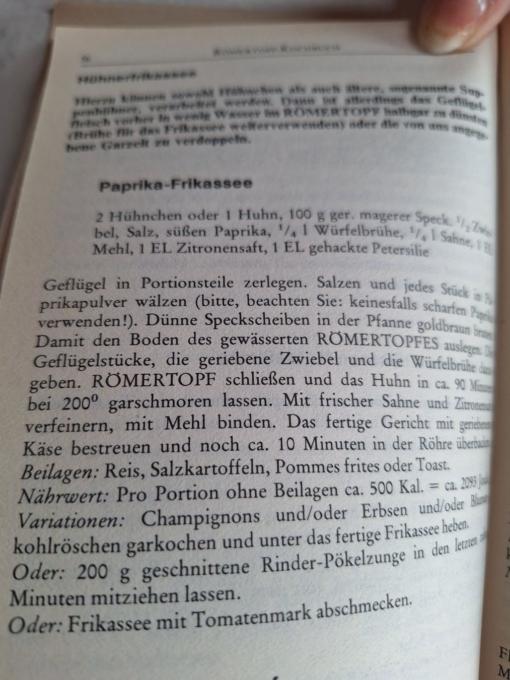Bücher: KOCHBUCH FÜR RÖMERTOPF – Gebraucht aus Huttwil von Kunterbuntli 2
