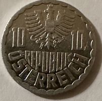 Münze Österreich 10 Groschen 1997 Aluminium Umlaufmünze