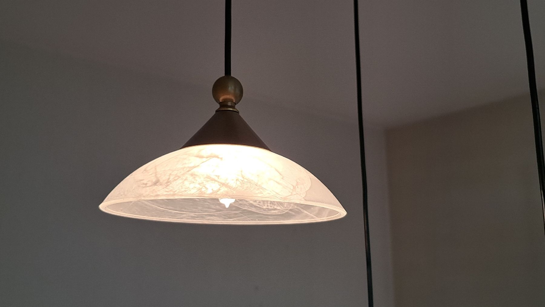 Lampadari & plafoniere: Stilvolle Hängelampe, höhenverstellbar, Messing – Usato da Rikon im Tösstal venduto da MTremp 5