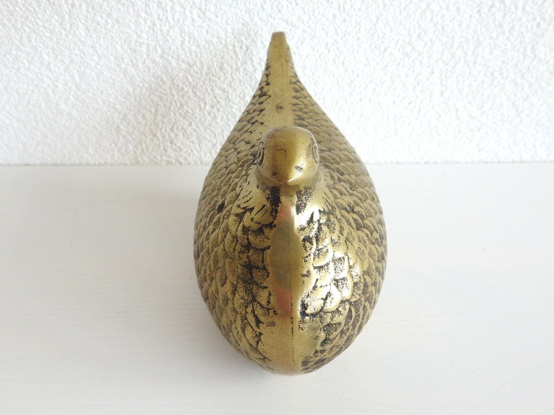 Statuette: Messingfigur sitzender Vogel, von Gallo – Usato da Büttenhardt venduto da LexyMara 5