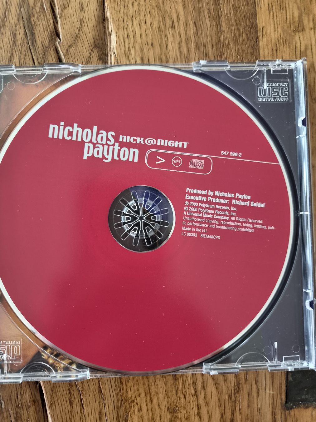 CD: NICOLAS PAYTON NICK@NIGHT – Nuovo (secondo la descrizione) da Zofingen venduto da Tinpan 3