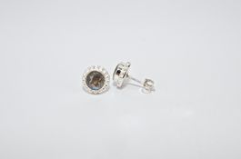 Ohrstecker Silber 925 & Labradorit (13908)