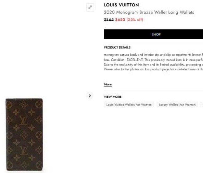 Louis Vuitton Portafogli: Louis Vuitton Brazza Wallet Portefeuille – Usato da Collonges venduto da Auganien 2