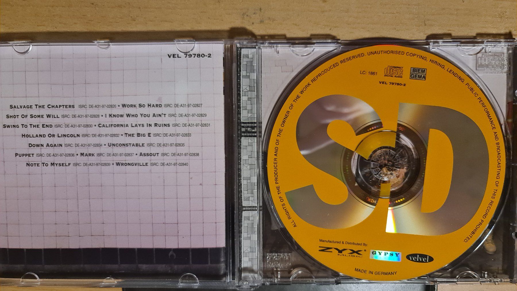 CD: Sweet Diesel Wrongville CD Album – Usato da Dintikon venduto da Vexi 1