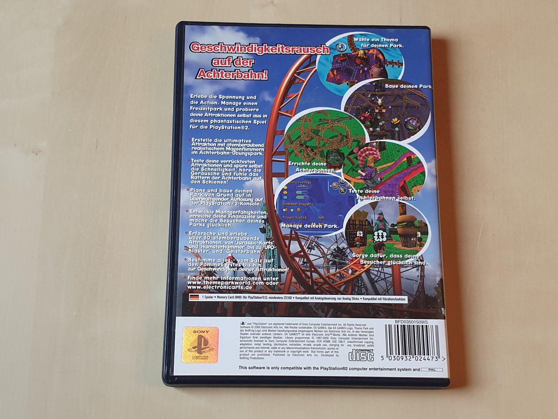 Sony Giochi: Theme Park World – Usato da Stansstad venduto da collectorsshop 1