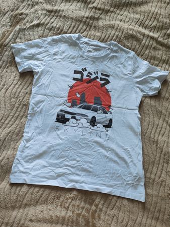 Cooles Skyline Godzilla T-Shirt