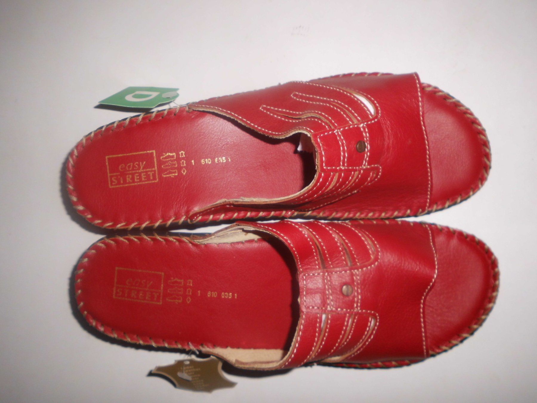 Scarpe da donna: Mule rouge cuire T. 40 – Nuovo (secondo la descrizione) da Marin-Epagnier venduto da Madja
