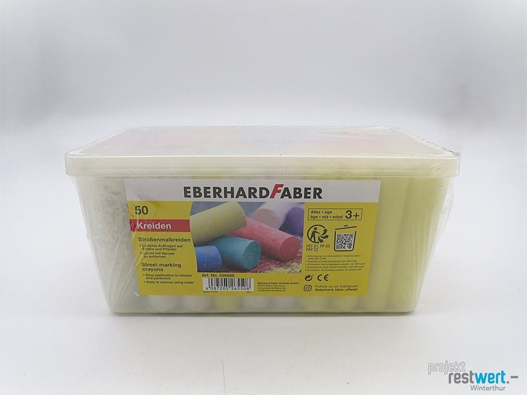 Colori: EBERHARDFABER Strassenmalkreiden, 50er Set. – Nuovo e nell'imballaggio originale da Winterthur venduto da Restwert_Winterthur