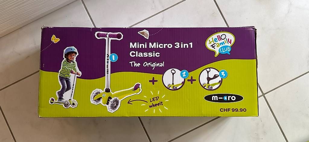 Veicoli per bambini: Trottinette Mini Micro 3 en 1 – Usato da Granges (Veveyse) venduto da Nano30