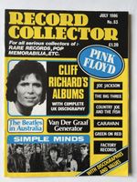 Record Collector July 1986 No 83 Beatles Pink Floyd 