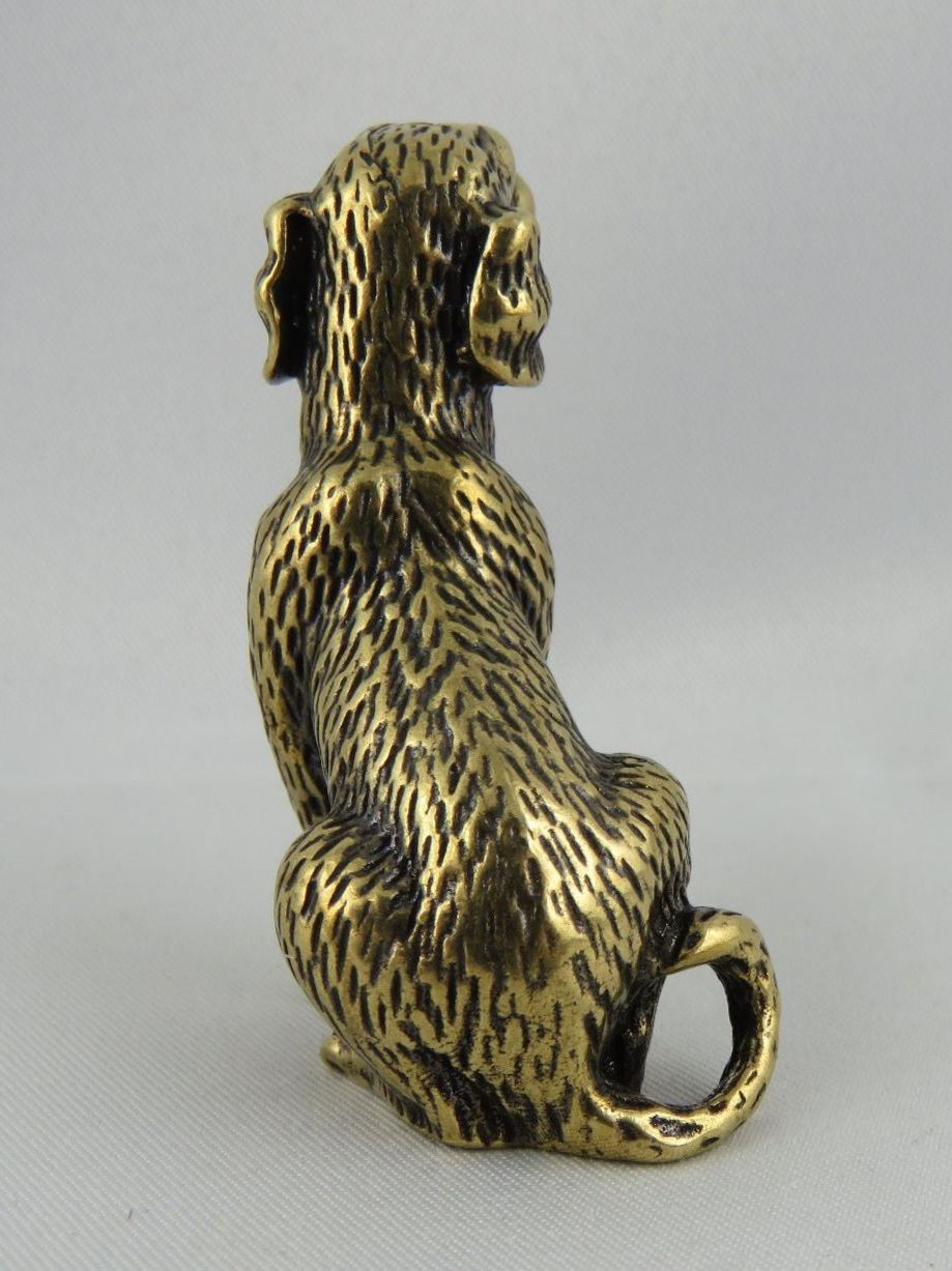 Statuette: HUNDLI - Messing Figur - Dekoration - 5,5x3,5cm – Nuovo e nell'imballaggio originale da Grenchen venduto da Yamahwildstar16 3