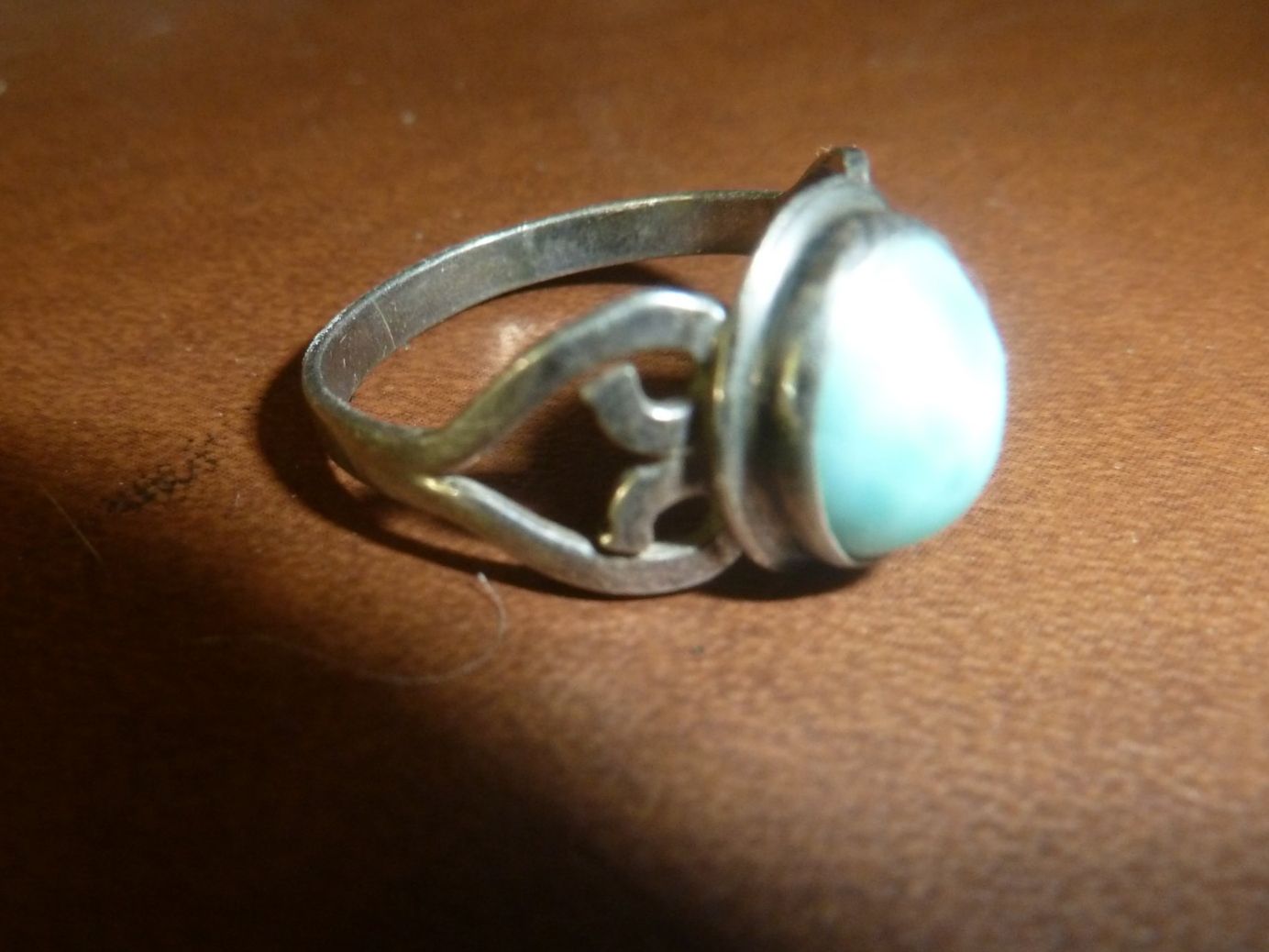 Bagues: Ring Silber 925 mit Larimar Stein – Défectueux à Rieden SG par jamilau 1