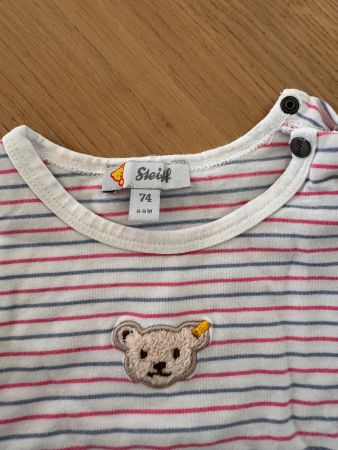 gestreiftes kurzarm T-Shirt, Steiff, 74