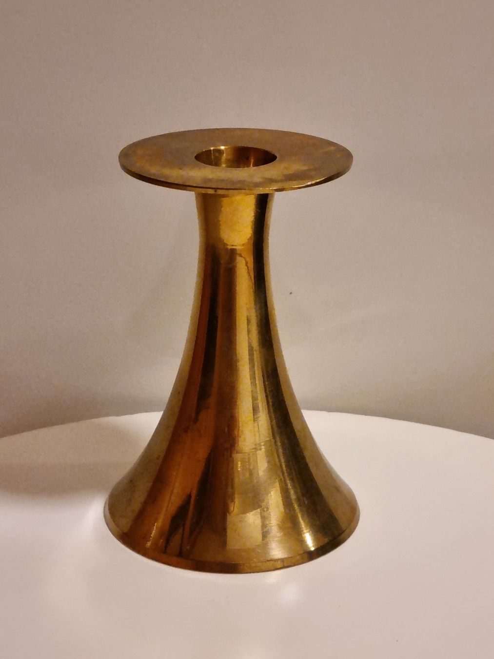 Portacandele: Messing Kerzenständer Vintage 11cm – Usato da Scharnachtal venduto da devin03