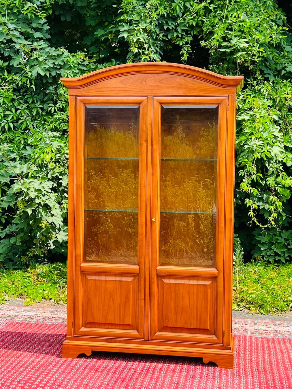 Vetrine: Vitrine Biedermeier Stilmöbel Kirschbaum SELVA + Versand – Usato da Gemünden venduto da GEUENWALD