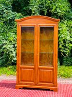Vitrine Biedermeier Stilmöbel Kirschbaum SELVA + Versand