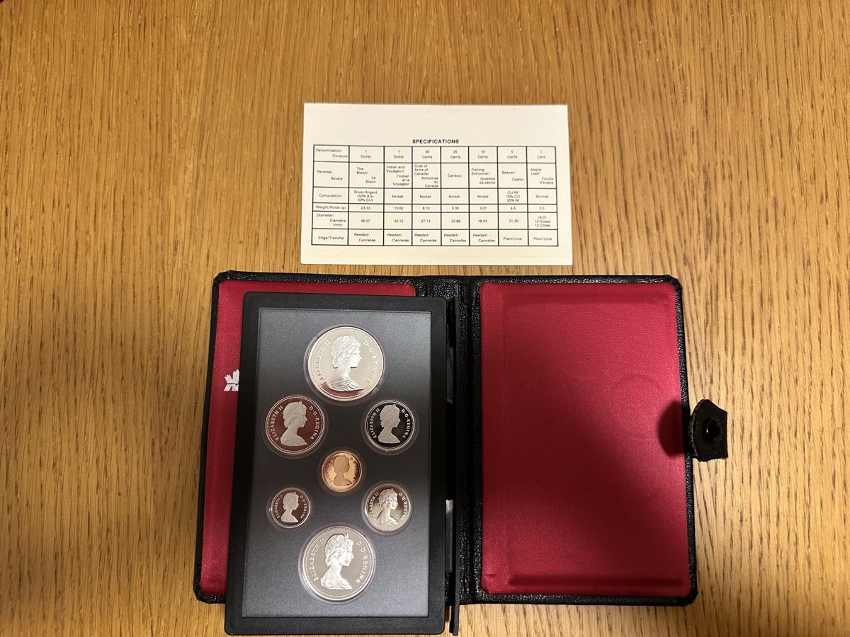 Tutti le monete: Canada  1982 Proof Set – Nuovo e nell'imballaggio originale da affoltern am albis venduto da bakee 3