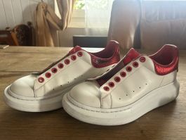 Alexander McQueen Oversized Sneaker – Python Red