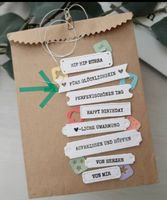 Stanzschablone Nr.228, 3er Etiketten, Tags (Sizzix geeignet)
