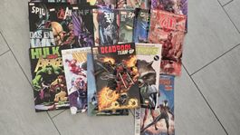 Marvel & DC Comic Sammlung – viele Bände – guter Zustand