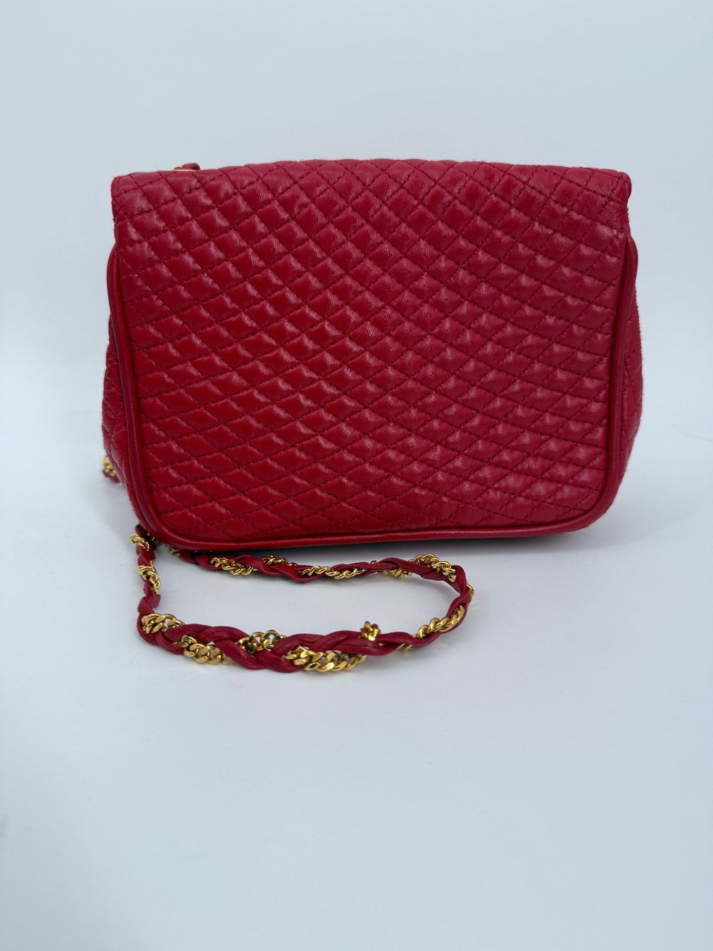 Bally Borse da donna: Gesteppte rote Vintage BALLY Leder Handtasche – Usato da Auenstein venduto da moin. 1