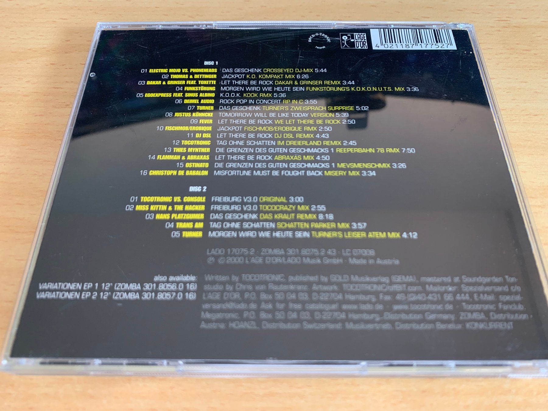 CD: Tocotronic – Kook Variationen - 2 CD – Usato da Rikon im Tösstal venduto da Alpenmutz 1