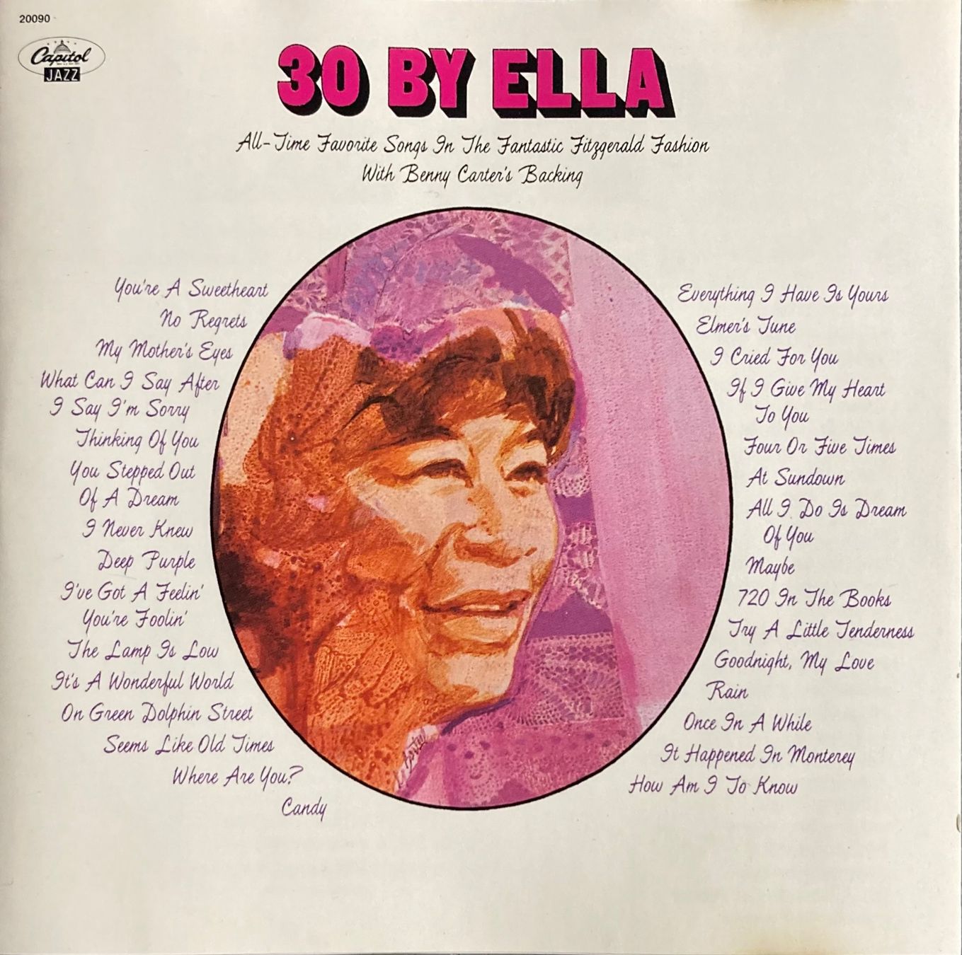 CD: ELLA FITZGERALD - 30 BY ELLA – Usato da Poliez-Pittet venduto da Newtown-Records