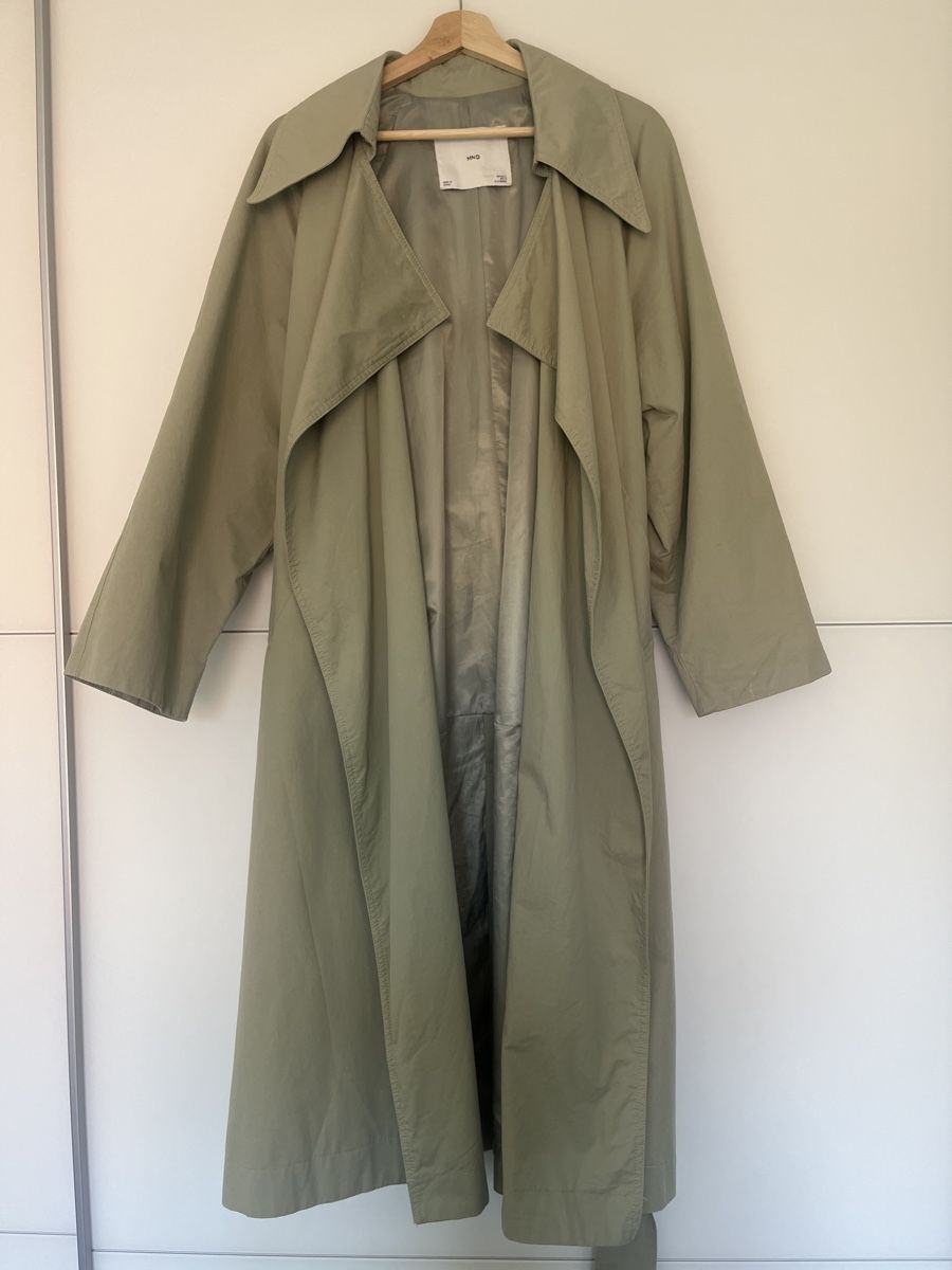 Mango Cappotti: MNG Mantel, Gr. S Farbe Khaki/beige – Usato da Winterthur venduto da nstau