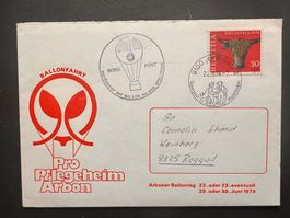 Ballonbrief 1974 Arbon   (R1)