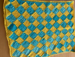 Häkeldecke Entrelac