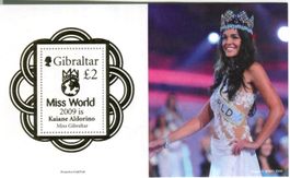 Block "Miss World". Gibraltar.