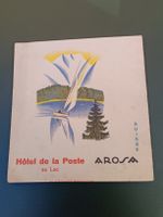 Litho Prospekt / Post & Sporthotel Arosa Ausgabe ca. 1930