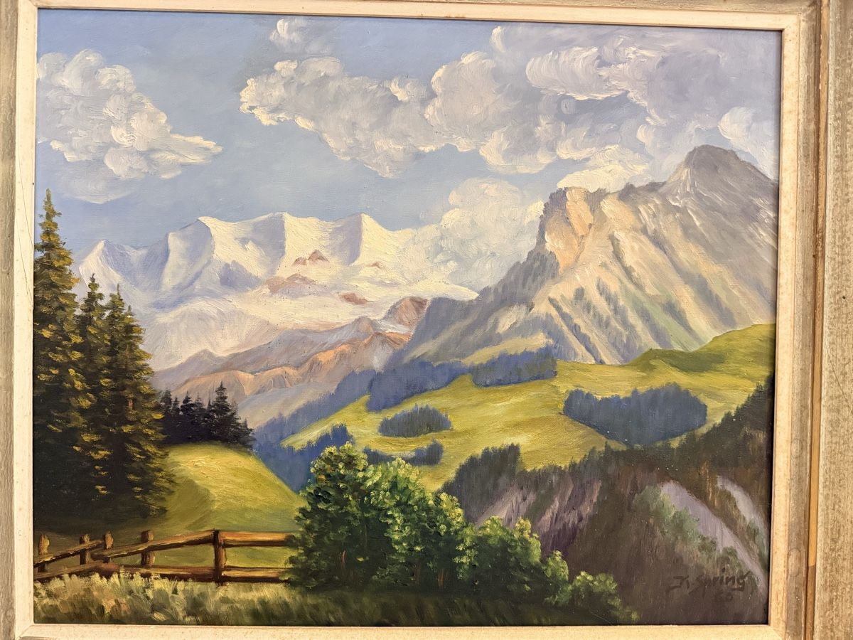 Dipinti: K. Spring 60’ - Ölgemälde – Usato da Solothurn venduto da NUVICO 3