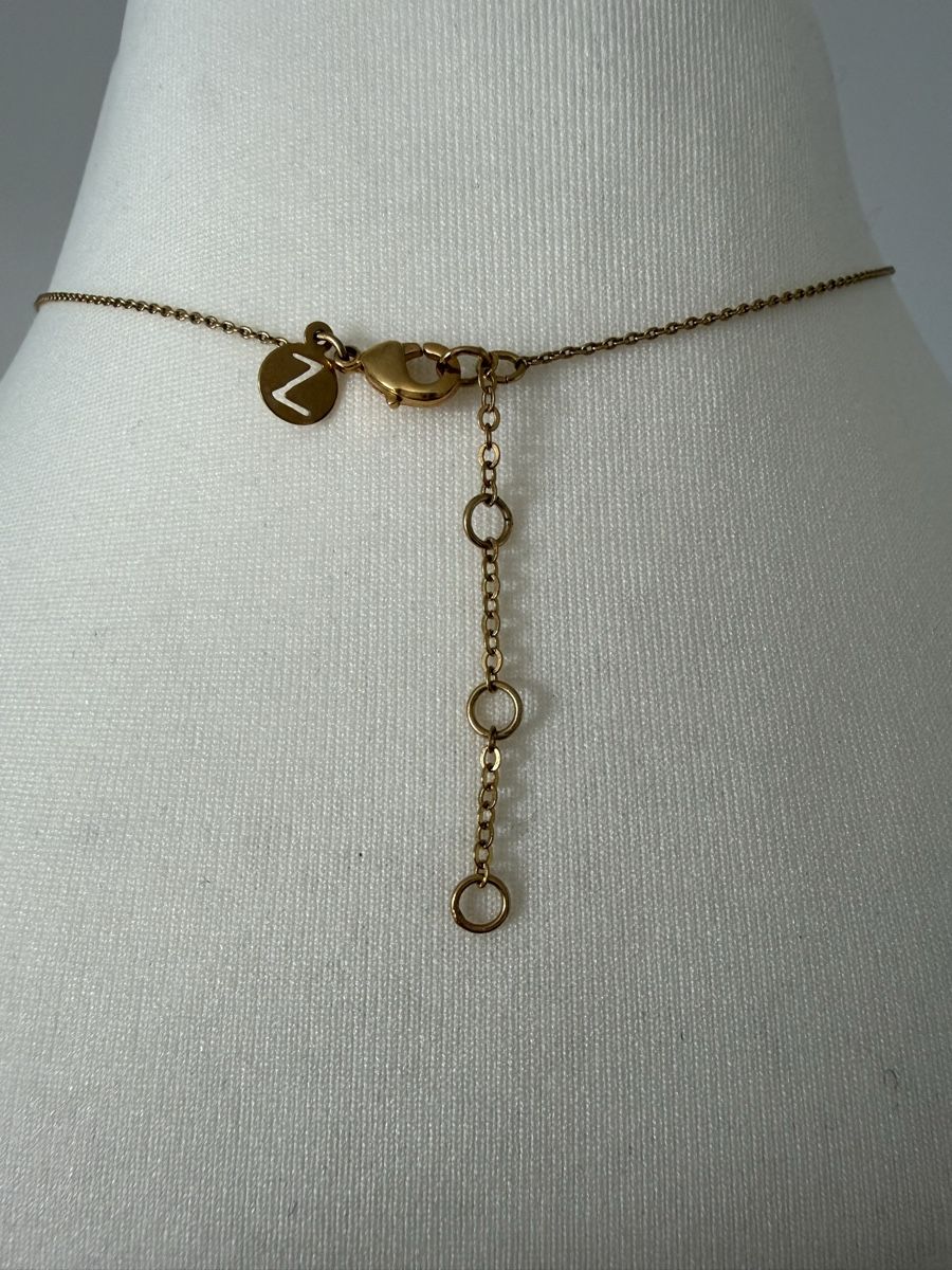 Catenine: Kette goldfarben mit Jade Stein Accessoires  – Nuovo (secondo la descrizione) da Stansstad venduto da InStyle8 4