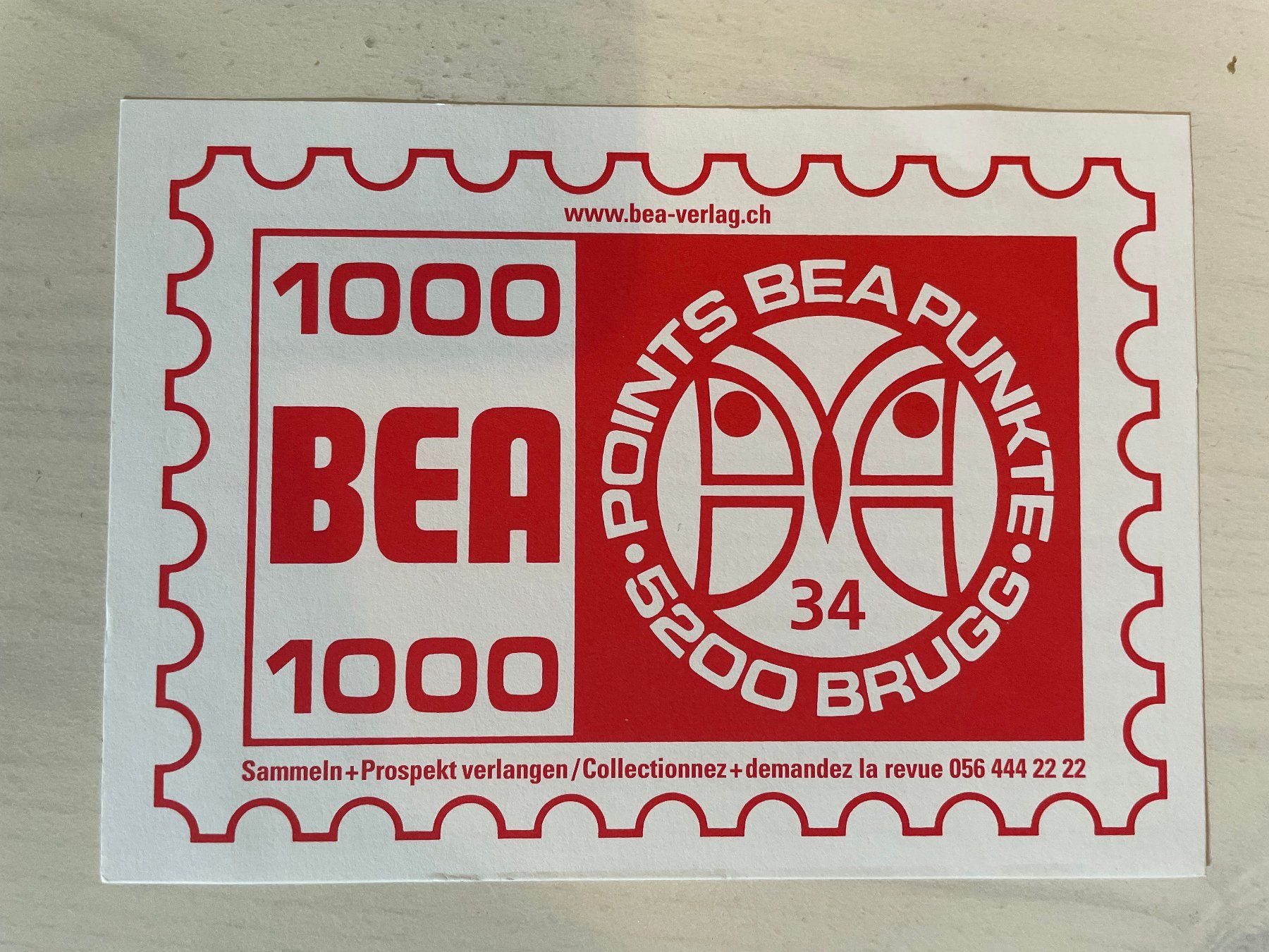 Buoni: 3'000 points BEA – Nuovo (secondo la descrizione) da Chambésy venduto da Cchris68 1