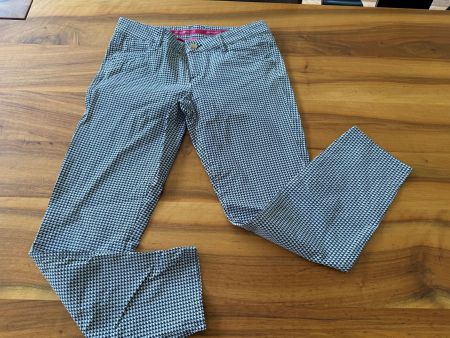 Alberto Golfhose Caprihose, geometrisches Muster, Gr. 34