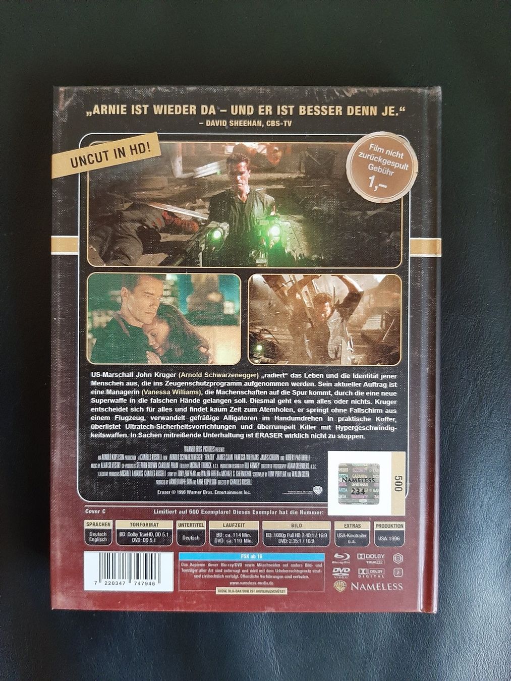 Alle DVDs: Eraser Blu-Ray + DVD Mediabook – Gebraucht aus Liestal von Film-Freak 1