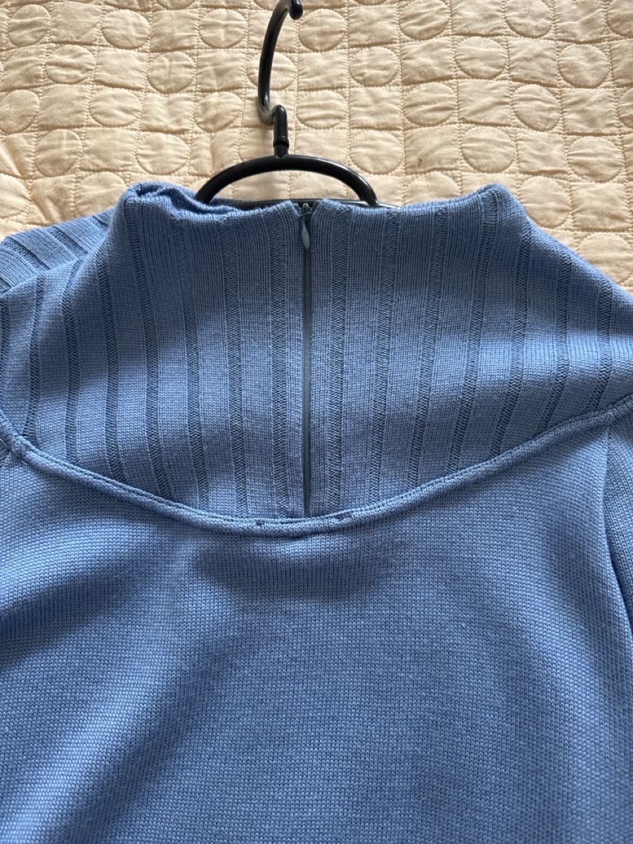 Fogal Maglioni & Felpe: Fogal: hblauer PulloverL, Merino/Seide/Cashmere – Usato da Füllinsdorf venduto da Nanna22 3