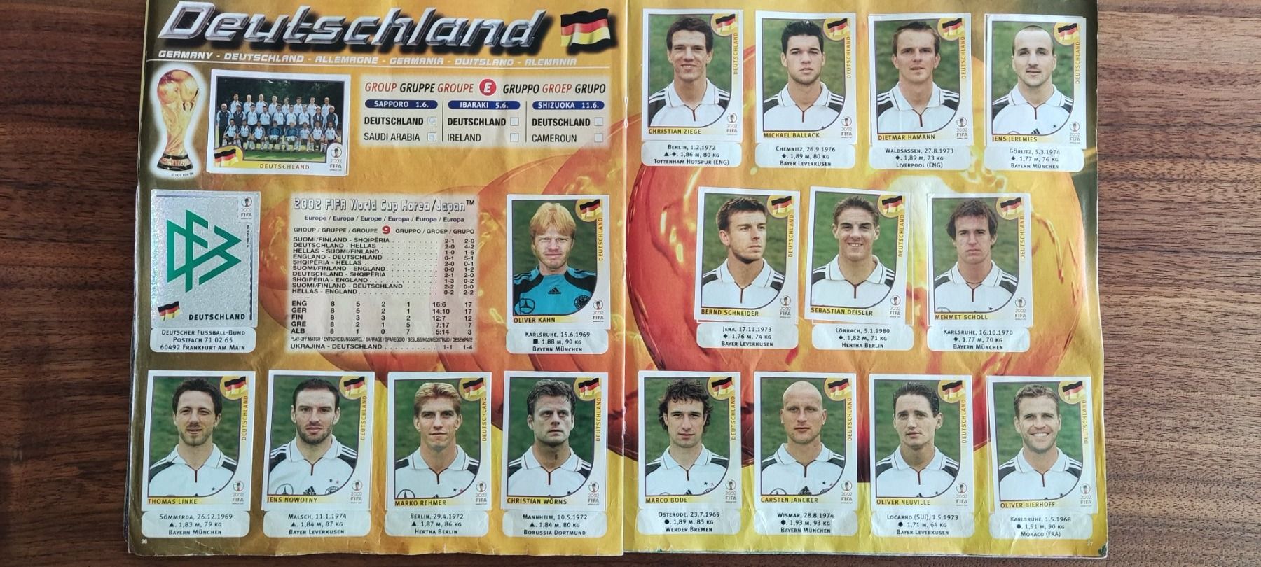Panini Album: Panini Album WM 2002 komplett – Usato da Schongau venduto da Retro_Shop 2