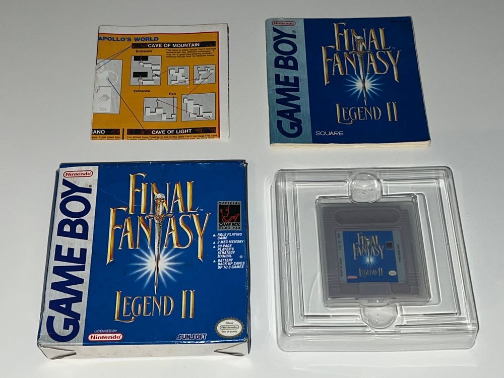 Final Fantasy Legend II Sur Game Boy – Complet Boîte Manuel Version US